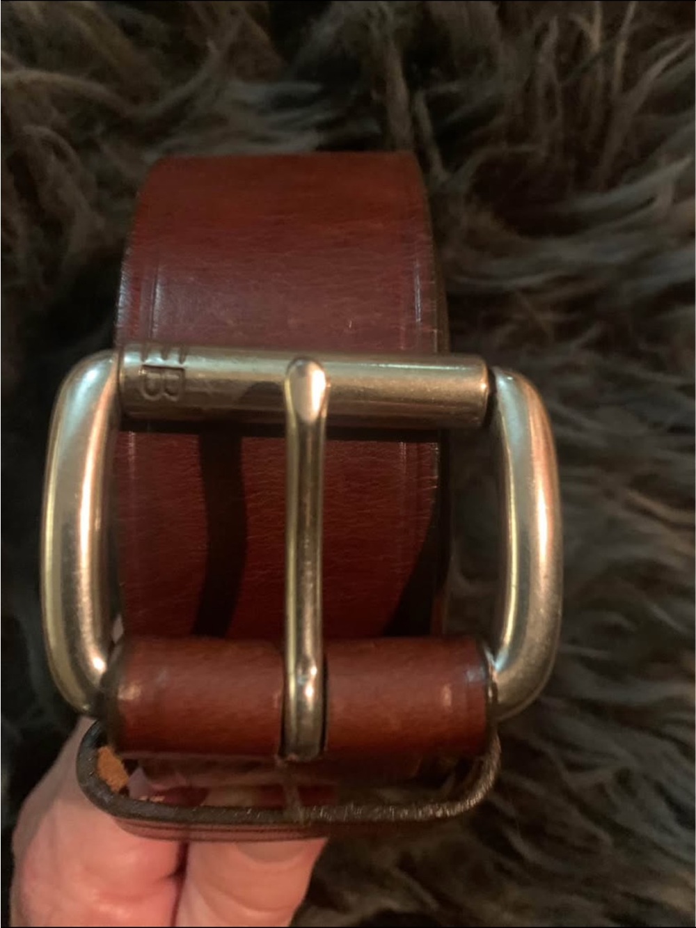 Vintage Eddie Bauer Brown Leather Belt Women’s Size Medium